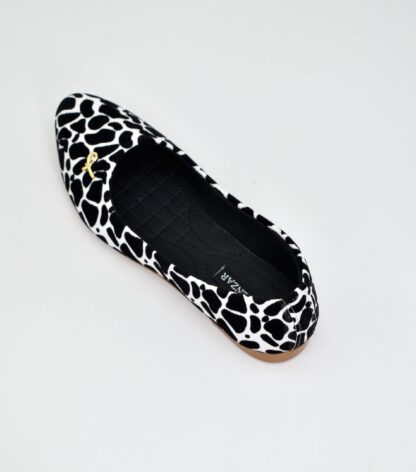 Adore - White Half Shadow Ballet Flats W01W - Image 6