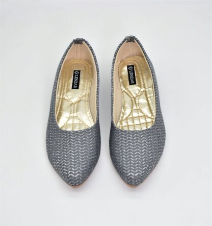 Adore – Grey Casual Ballet Flats W05G - Image 2