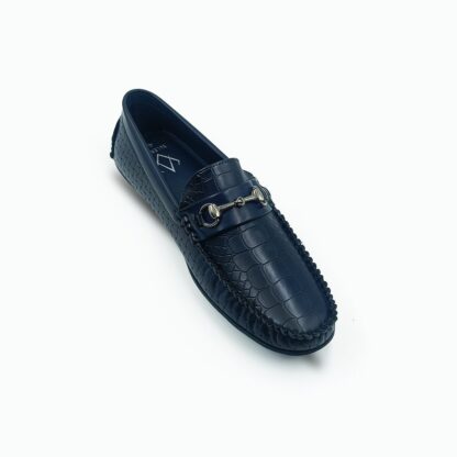 Vecna - Blue Croco Driving Loafer 258D - Image 4