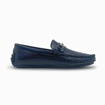 Vecna - Blue Croco Driving Loafer 258D - Image 5