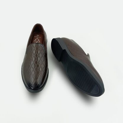 Vecna - Brown Designed Belgian Slip-On 260B - Image 7