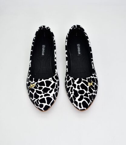 Adore - White Half Shadow Ballet Flats W01W - Image 2