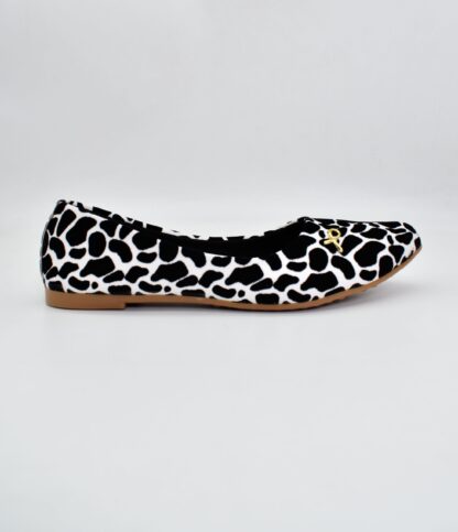 Adore - White Half Shadow Ballet Flats W01W - Image 5