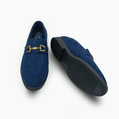 Vecna - Blue Hazel Suede Slip On 256D - Image 8