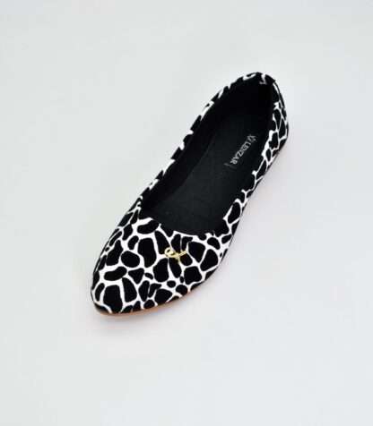Adore - White Half Shadow Ballet Flats W01W - Image 3