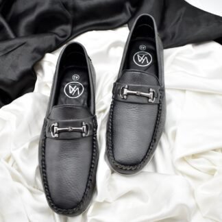 NEO - Grey Wrinkle Free Horse Bit Loafer 237E