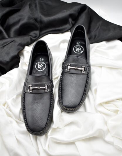 NEO - Grey Wrinkle Free Horse Bit Loafer 237E