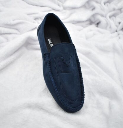 Blue Suede Slip On 79D - Image 2