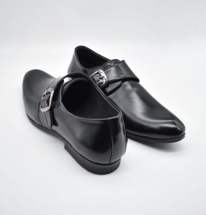 Black Single Monk Strap 212A - Image 6