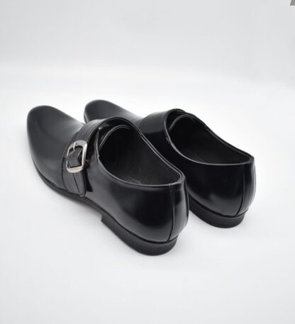 Black Single Monk Strap 212A - Image 5