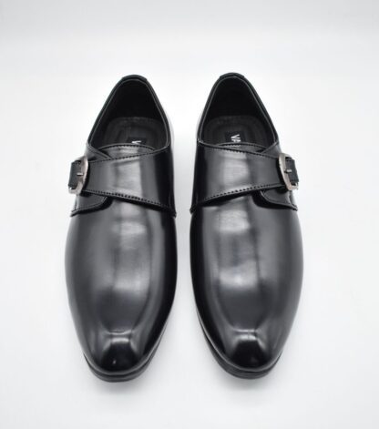 Black Single Monk Strap 212A - Image 2
