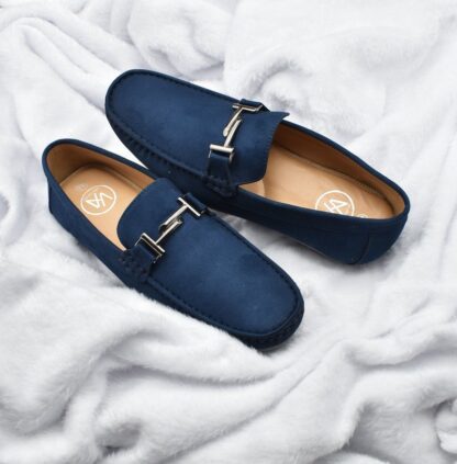 Godric - Blue Vintage Suede Driving 202D