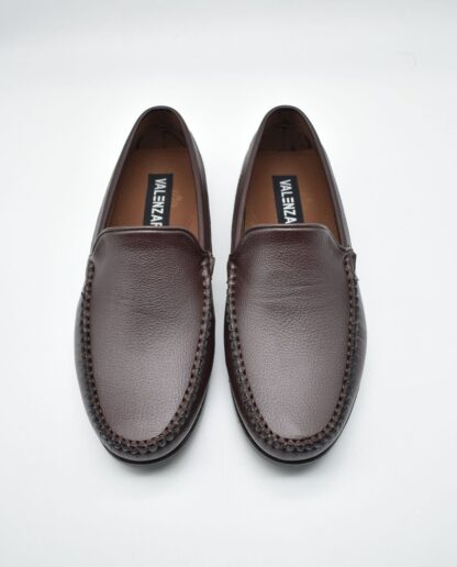 Brown Wrinkle Free Driving Slip-On 116B