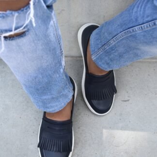 Zeus - Blue Penny Fringes Sneakers 220D