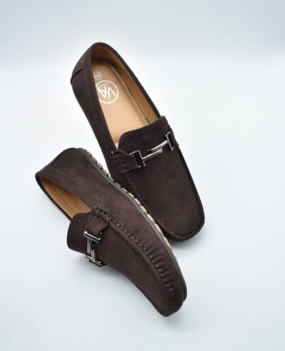 Godric - Brown Vintage Suede Driving 202B - Image 6