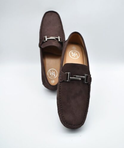 Godric - Brown Vintage Suede Driving 202B - Image 4