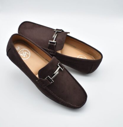 Godric - Brown Vintage Suede Driving 202B - Image 3