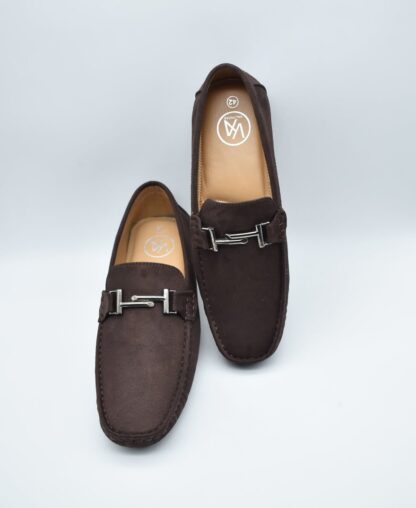 Godric - Brown Vintage Suede Driving 202B - Image 2