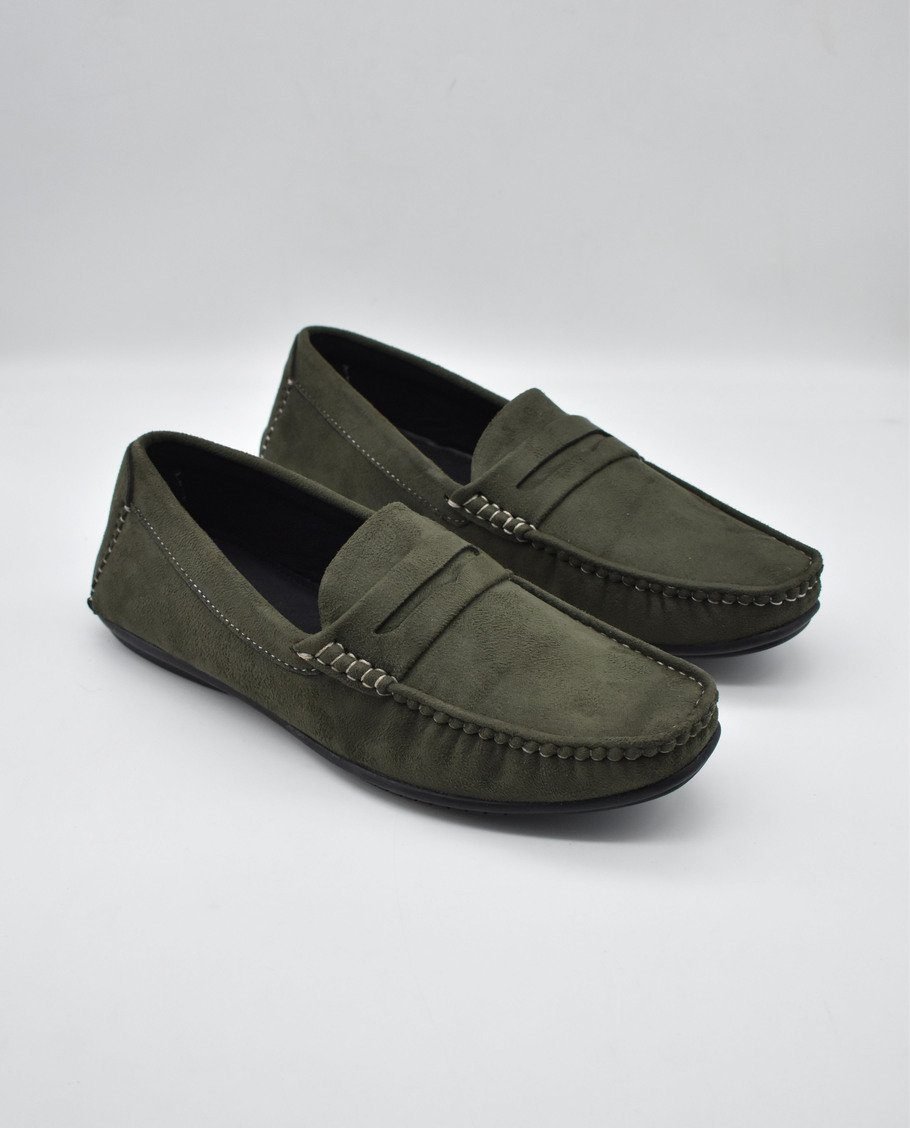 Olive Penny Suede Driving 209G - Image 4