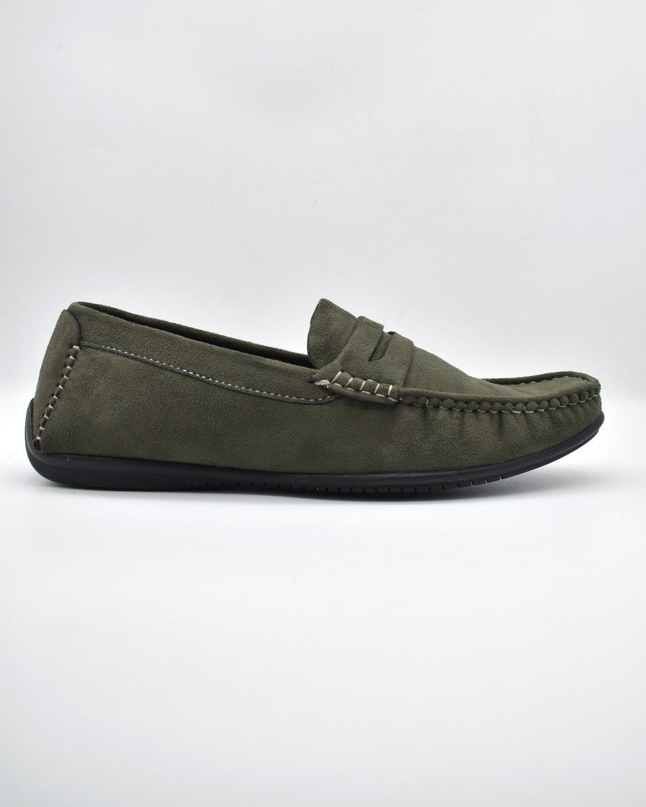 Olive Penny Suede Driving 209G - Image 2