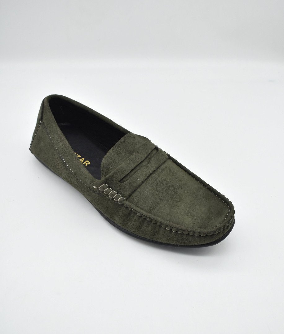 Olive Penny Suede Driving 209G - Image 6