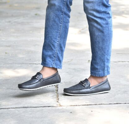 NEO - Grey Wrinkle Free Horse Bit Loafer 237E - Image 8