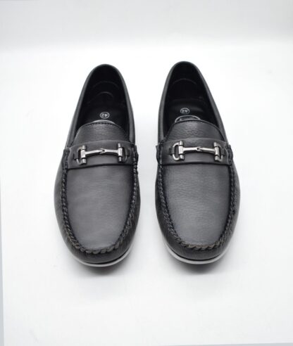 NEO - Grey Wrinkle Free Horse Bit Loafer 237E - Image 3