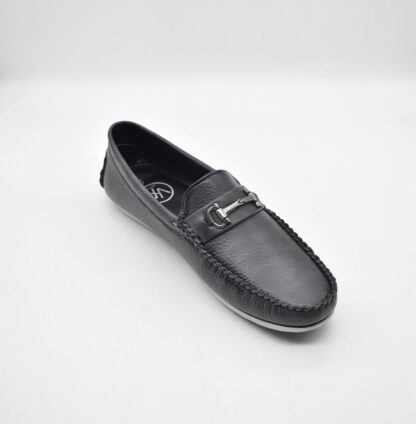 NEO - Grey Wrinkle Free Horse Bit Loafer 237E - Image 7