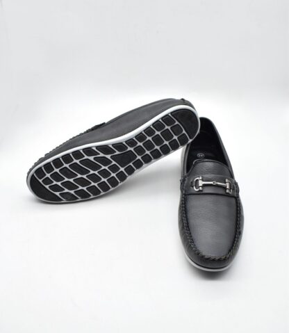 NEO - Grey Wrinkle Free Horse Bit Loafer 237E - Image 6