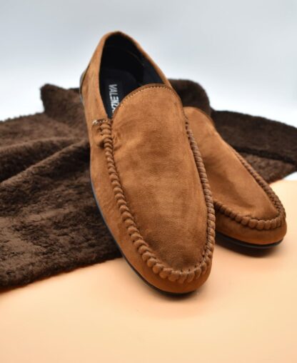 Tan Suede Slip On 159C