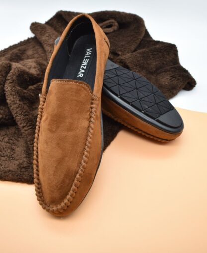 Tan Suede Slip On 159C - Image 3