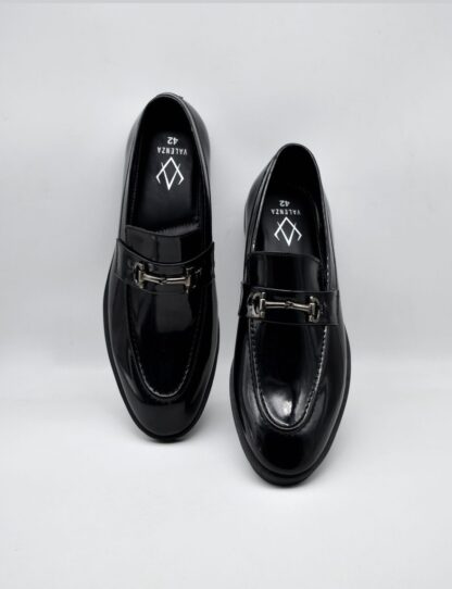 Neo - Black Premium Patent Horse Bit Loafer 240A - Image 7
