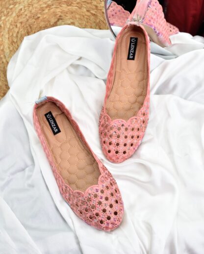Adore - Pink Ethnic Ballet Flats W03P