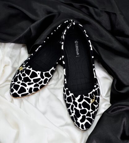 Adore - White Half Shadow Ballet Flats W01W - Image 7