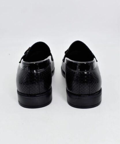 Nòz·ze - Black Patent Horse Bit Slip On 276A - Image 7