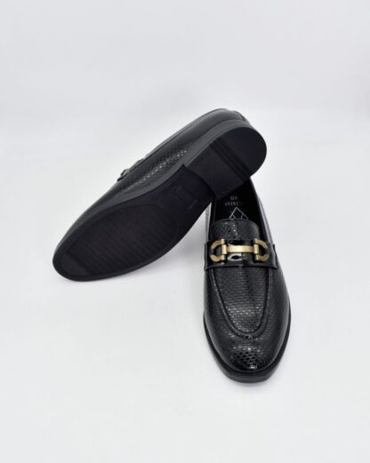 Nòz·ze - Black Patent Horse Bit Slip On 276A - Image 6