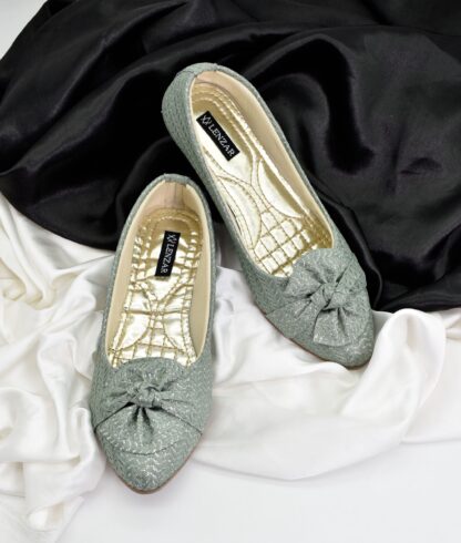 Adore - Light Green Casual Ballet Flats W08Q - Image 6
