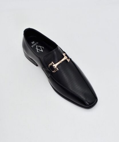 Nòz·ze - Black Square toe Horse Bit Slip On 275A - Image 3