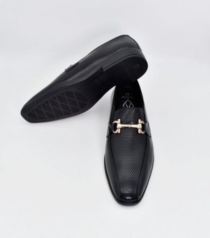 Nòz·ze - Black Square toe Horse Bit Slip On 275A - Image 6