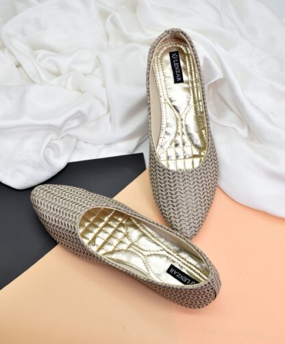 Adore – Beige Casual Ballet Flats W05E - Image 7