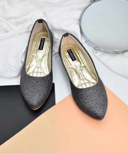 Adore – Dark Grey Casual Ballet Flats W07G - Image 7