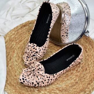 Adore - Pink Stripped Ballet Flats W02P