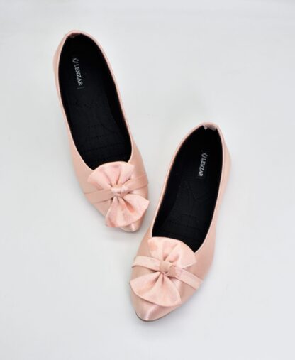 Adore – Pink Gold Casual Ballet Flats W09P - Image 3