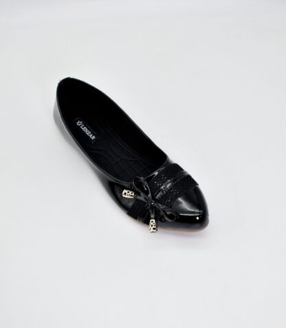 Adore - Black Patent Ballet Flats W010A - Image 4