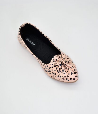 Adore - Pink Stripped Ballet Flats W02P - Image 4