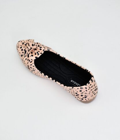 Adore - Pink Stripped Ballet Flats W02P - Image 6