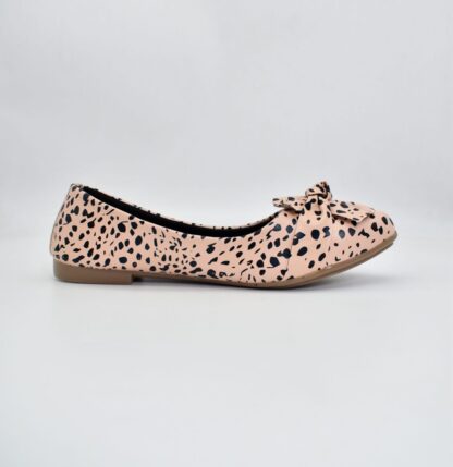 Adore - Pink Stripped Ballet Flats W02P - Image 5