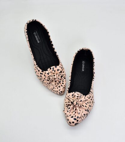 Adore - Pink Stripped Ballet Flats W02P - Image 3