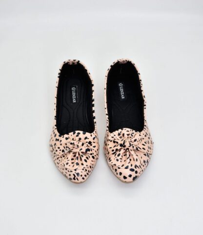 Adore - Pink Stripped Ballet Flats W02P - Image 2
