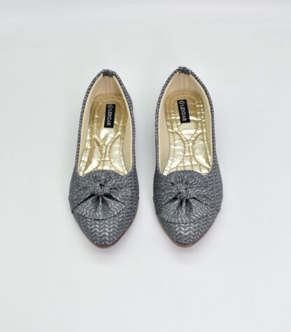 Adore - Grey Casual Ballet Flats W08G - Image 2